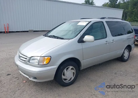 2002 Toyota Sienna Le from USA, damaged, VIN 4T3ZF13C42U506981